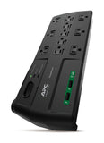 SCHNEIDER ELECTRIC APC 11-Outlet Surge Protector Power Strip with USB Charging Ports, 2880 Joules, Surge Arrest Home/Office (P11U2)