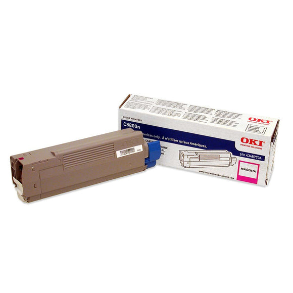 Magenta Toner Cartridge 6K Pages for C8800N