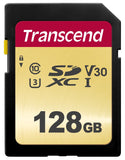 Transcend TS128GSDC500S 128GB UHS-I U3 SD Memory Card MLC