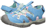 Northside Girls' Burke SE Fisherman Sandal, Blue/Pink, 13 M US Little Kid