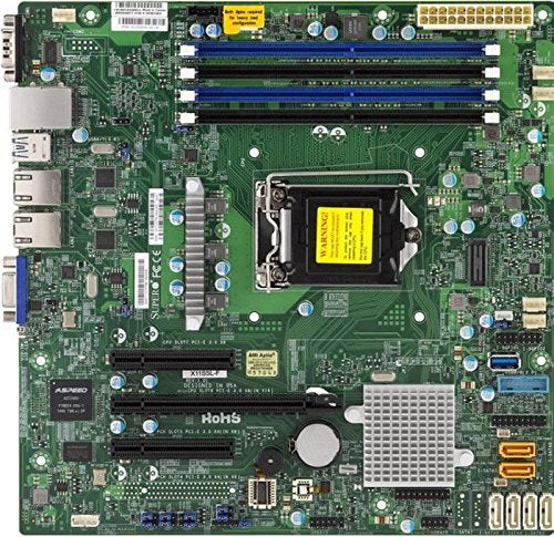 Supermicro Micro ATX DDR4 LGA 1151 Motherboards X11SSL-F-O