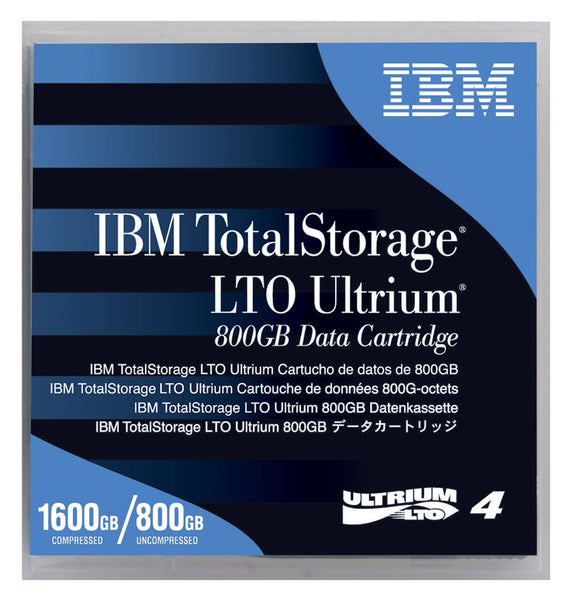 IBM Tape, LTO, ULTRIUM-4, 800GB/1600GB