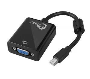 SIIG CB-DP1G11-S1 Display Port to VGA Video Converter, Black