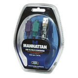 Manhattan 179027 USB to Dual Ps/2 Converter