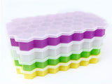 Hisen 37 Grid Honeycomb Food Grade Silicone Ice Block Ice Cube Tray