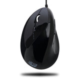 Adesso Imouse E7 - Ergonomic Mouse for Left Hand, with Cable, Programmable Functions, and Adjustable Weight