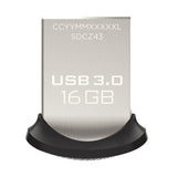 SanDisk Ultra Fit™ CZ43 16GB USB 3.0 Low-Profile Flash Drive Up to 130MB/s Read- SDCZ43-016G-G46