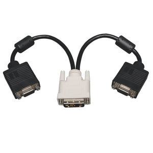 1ft Dvi to 2xvga Splitter Adapter Analog Dvi-M/Hdmi-F