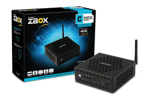 ZOTAC ZBOX CI325 Nano Fan-Less Mini PC Intel N3160 Quad-Core CPU 4GB RAM 32GB SSD