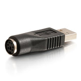 C2G 27277 USB Male to PS/2 Female Adapter, Black