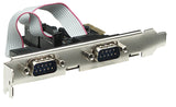 Manhattan 2 Ports, x1 Lane Serial PCI Express Card, Fits Standard and Low-Profile PCI Slots