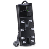 CyberPower CSB806 Surge Protector 8-Outlets 6 Ft Cord 1800 Joules