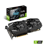 ASUS GeForce RTX 2060 Advanced Overclocked 6G GDDR6 Dual-Fan Edition VR Ready HDMI DP 1.4 DVI Graphics Card (DUAL-RTX-2060-A6G)