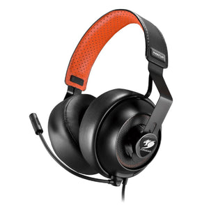 PHONTUM Gaming Headset with Detachable Microphone and Swappable Earpads PC/Mac/Linux