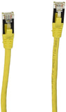 C2G 27253 Cat5e Cable - Snagless Shielded Ethernet Network Patch Cable, Yellow (7 Feet, 2.13 Meters)