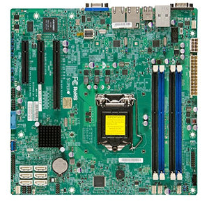 Supermicro Motherboard uATX DDR3 1600 LGA 1150 MBD-X10SLH-F-O