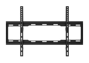 Promounts Flat Low Profile TV Wall Mount Bracket for 42-80" TVs up to 100 lbs, VESA up to 600x400 with Bubble Level (FF64), Black