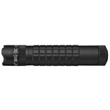 Maglite Mag-Tac LED 2-Cell CR123 Flashlight - Crowned-Bezel, Matte Black