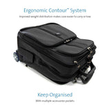 Kensington 62903 Contour Overnight Roller Suitcase and Notebook Carrying Case