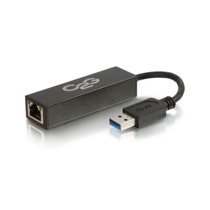 C2G 39700 USB 3.0 to Gigabit Ethernet Network Adapter, Black