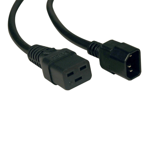 Tripp Lite P047-002 2-Feet 14AWG Heavy Duty Power Cord, IEC-320-C19 to IEC-320-C14