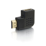 C2G 43291 Right Angle HDMI Adapter - Left Exit, Black