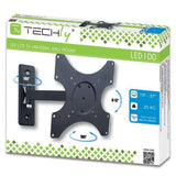 Techly 1-Arm Tilt/Swivel TV Wall Mount- 19-37in