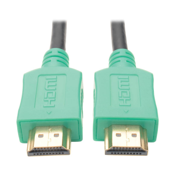 Tripp Lite High-Speed HDMI Cable with Digital Video and Audio, Ultra HD 4K x 2K, Green, 6'