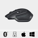 Logitech MX Anywhere 2S Wireless Mobile Mouse with Cross-Computer Control for Mac and Windows (Light Grey)