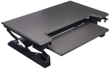 Ergotron 33-418-085 WorkFit-TL Sit-Stand Desktop Workstation, Black