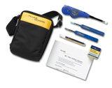 Fluke Networks NFC-KIT-CASE-E Enhanced Fiber Optic Cleaning Kit, Fiber Tester Accessory