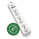 Tripp Lite Power Strip Hospital Medical 120V 5-15R-HG 6 Outlet 15' Cord Metal - Power distribution strip - 15 A - AC 120 V - input: NEMA 5-15 - output connectors: 6 ( NEMA 5-15 ) - 15 ft - w