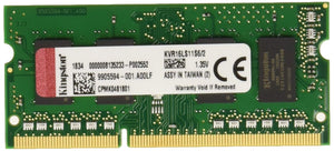 Kingston Technology ValueRAM 2GB 1600MHz DDR3L Non-ECC CL11 SODIMM SR X16 1.35V Notebook Memory KVR16LS11S6/2