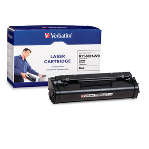 Verbatim Canon FX-3 (H11-6381-220) Remanufactured Laser Toner Cartridge, Black 95436