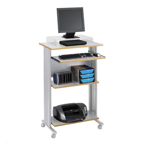 Safco Products Muv Stand-up Workstation, Gray, 1923GR