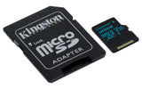 Kingston 128GB SDXC Canvas Go 90R/45W CL10 U3 V30