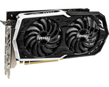 MSI Gaming GeForce GTX 1660 Ti 192-bit HDMI/DP 6GB GDRR6 HDCP Support DirectX 12 Dual Fan VR Ready OC Graphics Card (GTX 1660 TI Armor 6G OC)