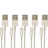 VisionTek Lightning to USB 1 Meter Cable, 5 Pack