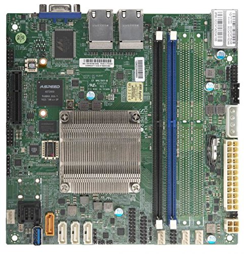 Supermicro Motherboard MBD-A2SDI-2C-HLN4F-O Intel Atom Mini-ITX PCIE SATA USB Brown Box