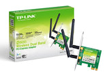 TP-LINK TL-WDN3800 Dual Band Wireless N600 PCI Express Adapter, 2.4GHz 300Mbps/5Ghz 300Mbps, Include Low-Profile Bracket