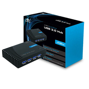 Vantec Aluminum 10-Port USB 3.0 Hub with Power Adapter (UGT-AH100U3)