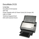 Xerox Scanners XDM31255M-WU Documate 3125 Duplex Color Scanner for Pc and Mac