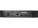 HP 1MV51UT#ABA T530 Thin Client Tower, 4GB RAM, 16GB Flash Storage, AMD Radeon R2, Black