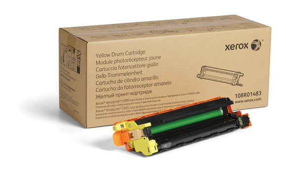 Xerox Genuine Yellow Drum Cartridge 108R01483-40 000 Pages for Use in Versalink C500/C505 Toner