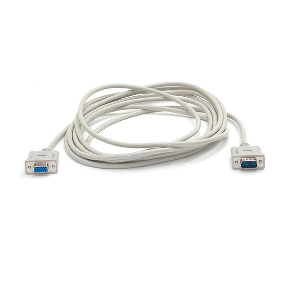 StarTech.com 15 ft VGA Monitor Extension Cable - HD15 M/F - Supports resolutions up to 800x600