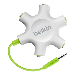 BELKIN F8Z274bt Rockstar Multi Headphone Splitter, Light Green