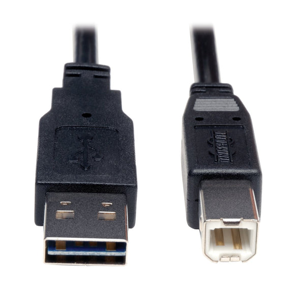 Universal Reversible USB 2.0 Hi-Speed Cable (Reversible a to B M/M) 6-Ft.