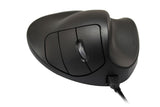 Hippus L2UB-LC Wireless Light Click HandShoe Mouse (Right Hand, Large, Black)