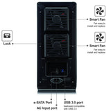 Mediasonic H82-SU3S2 ProBox 8 Bay 3.5" Hard Drive External Hard Drive Enclosure - USB 3.0 & eSATA