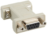 Saver Adapter - 9 Pin D-Sub (Db-9) - Female - 9 Pin D-Sub (Db-9) - Male - Beige